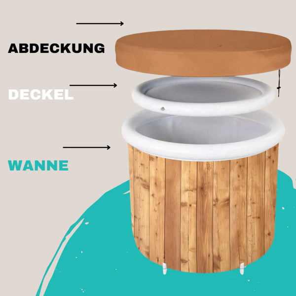 HOLZ DESIGN EISBADWANNE